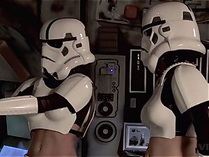 Parody - two Storm Troopers love some Wookie cock